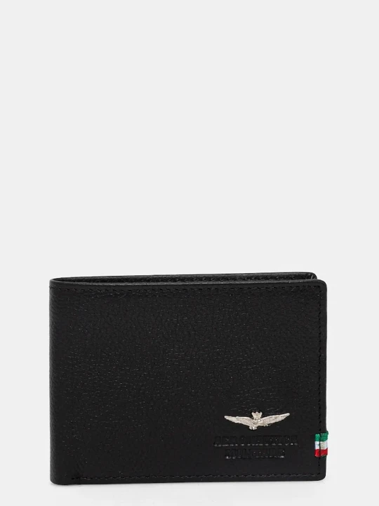 Zdjęcie produktu Aeronautica Militare portfel skórzany czarny