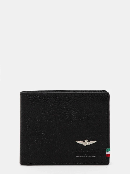 Zdjęcie produktu Aeronautica Militare portfel skórzany czarny
