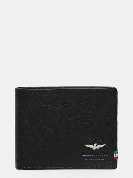 Zdjęcie produktu Aeronautica Militare portfel skórzany czarny