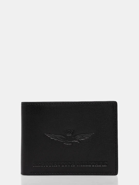 Zdjęcie produktu Aeronautica Militare portfel skórzany czarny