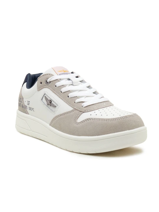 Zdjęcie produktu Aeronautica Militare Skórzane sneakersy beżowy