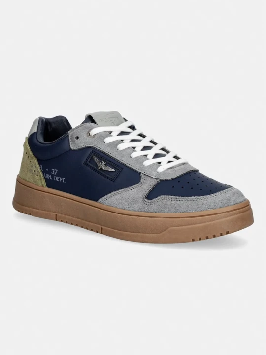 Zdjęcie produktu Aeronautica Militare sneakersy skórzane SNEAKERS granatowy