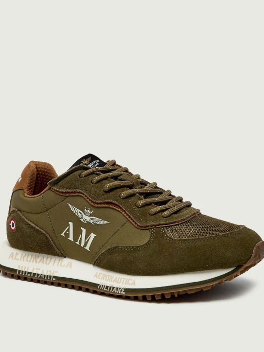 Zdjęcie produktu Aeronautica Militare Sneakersy | zamsz zielony
