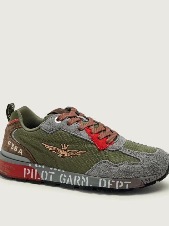 Zdjęcie produktu Aeronautica Militare Sneakersy | zamsz zielony