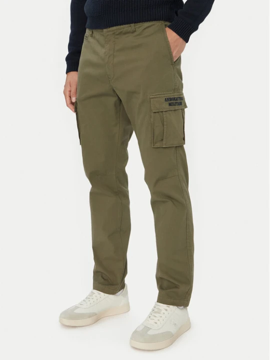 Zdjęcie produktu Aeronautica Militare Spodnie cargo 262PA1329UCT02443 Zielony Regular Fit