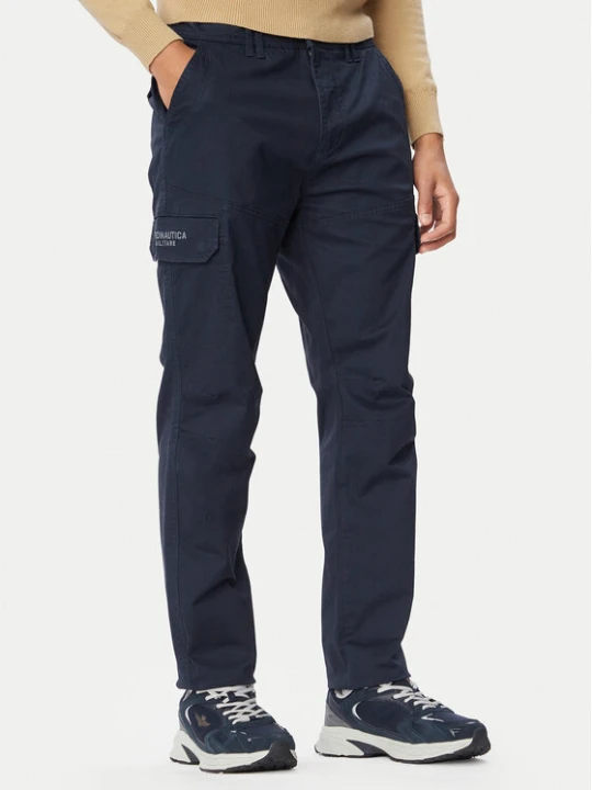 Zdjęcie produktu Aeronautica Militare Spodnie cargo 262PA1633UCT03399 Granatowy Regular Fit