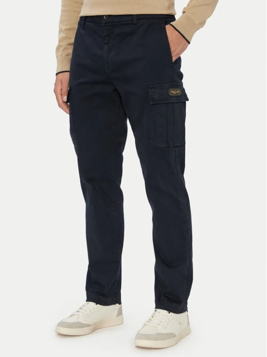 Zdjęcie produktu Aeronautica Militare Spodnie cargo 262PA1740UCT04381 Granatowy Regular Fit