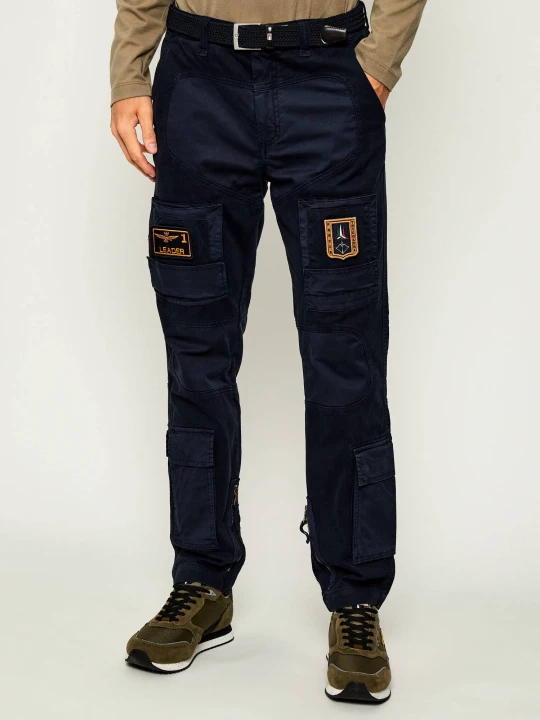 Zdjęcie produktu Aeronautica Militare Spodnie cargo ANTI-G | Regular Fit granatowy