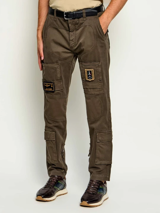 Zdjęcie produktu Aeronautica Militare Spodnie cargo Anti-G | Regular Fit brązowy