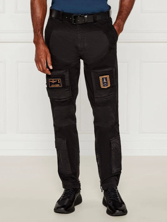 Zdjęcie produktu Aeronautica Militare Spodnie cargo ANTI-G | Regular Fit czarny