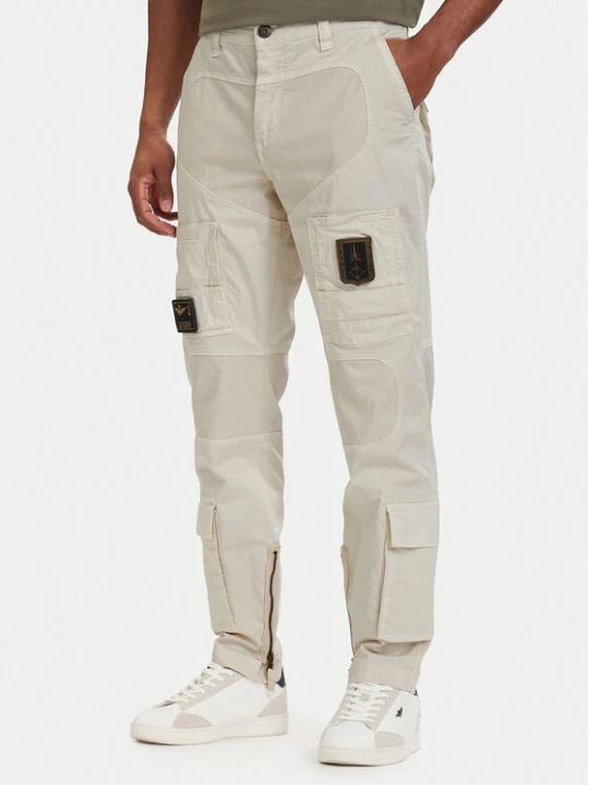 Zdjęcie produktu Aeronautica Militare Spodnie cargo Iconic Anti-G 261PA1387UCT01493 Beżowy Regular Fit