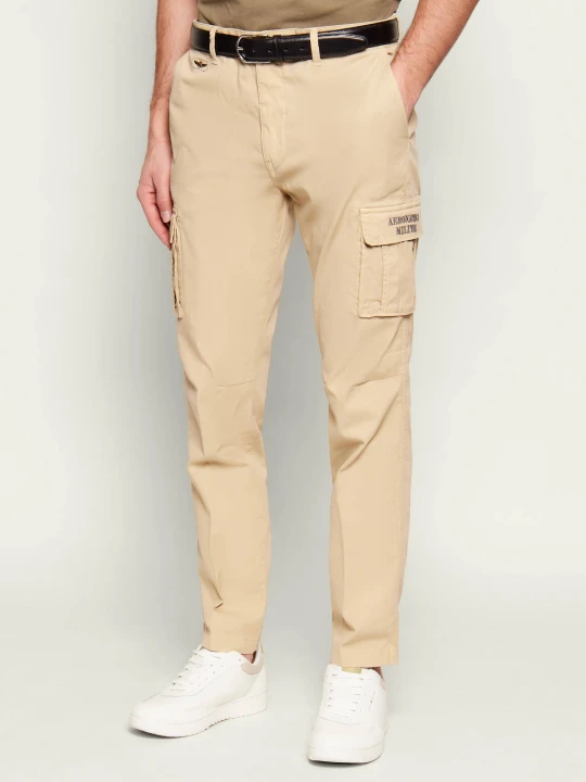 Zdjęcie produktu Aeronautica Militare Spodnie cargo | Slim Fit piaskowy