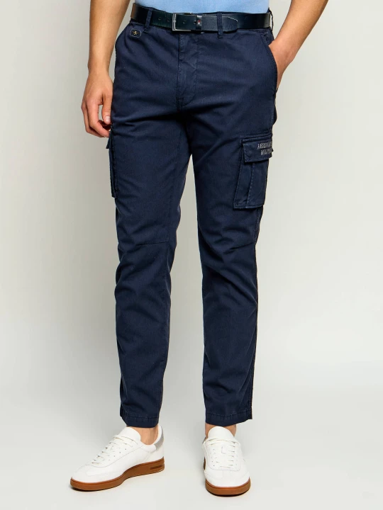 Zdjęcie produktu Aeronautica Militare Spodnie cargo | Slim Fit granatowy