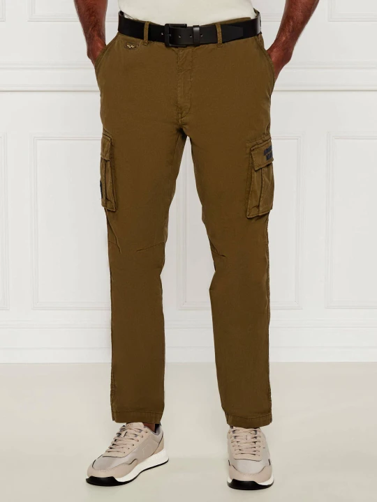 Zdjęcie produktu Aeronautica Militare Spodnie cargo | Slim Fit oliwkowy