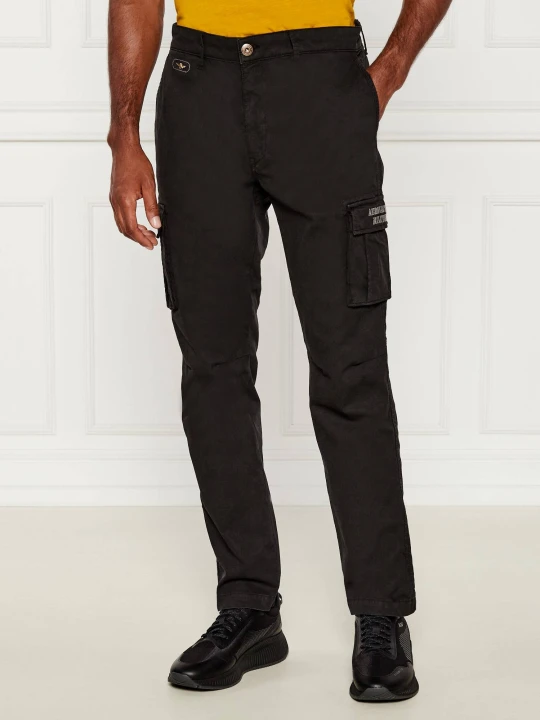 Zdjęcie produktu Aeronautica Militare Spodnie cargo | Slim Fit czarny