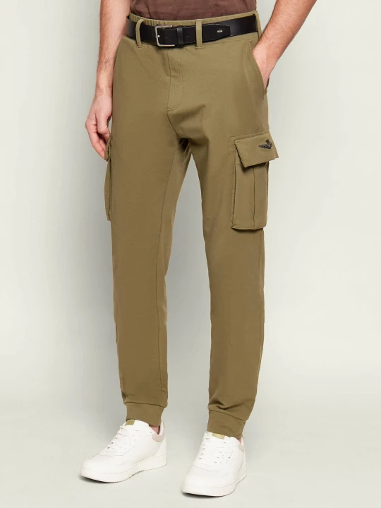 Zdjęcie produktu Aeronautica Militare Spodnie cargo | Tapered fit oliwkowy