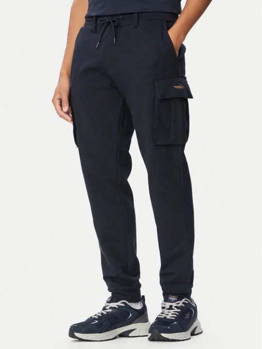Zdjęcie produktu Aeronautica Militare Spodnie dresowe 262PF1020UF00662 Granatowy Regular Fit