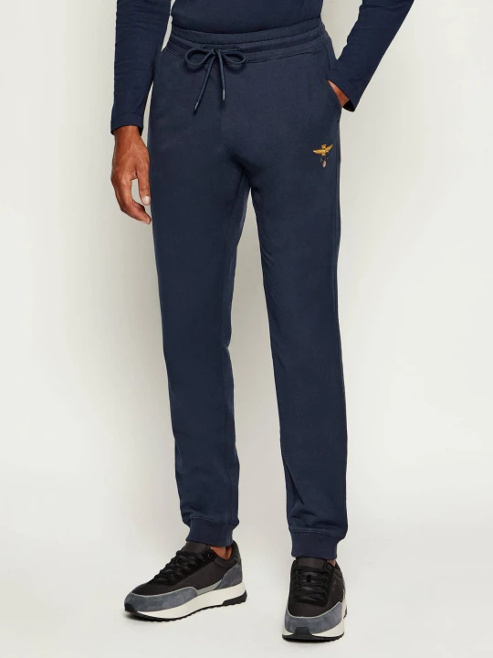 Zdjęcie produktu Aeronautica Militare Spodnie dresowe | Regular Fit granatowy