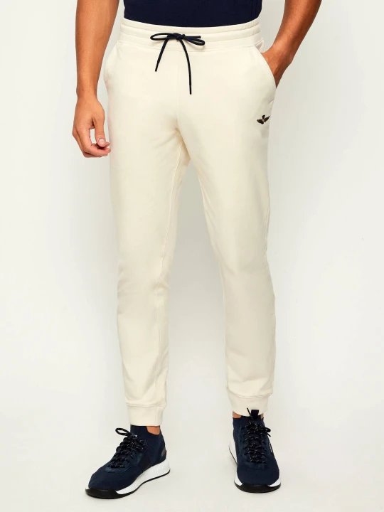 Zdjęcie produktu Aeronautica Militare Spodnie dresowe | Regular Fit ecru