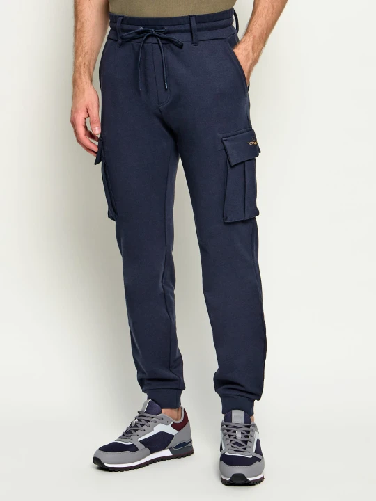 Zdjęcie produktu Aeronautica Militare Spodnie dresowe | Regular Fit granatowy