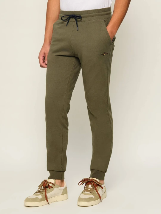 Zdjęcie produktu Aeronautica Militare Spodnie dresowe | Regular Fit oliwkowy