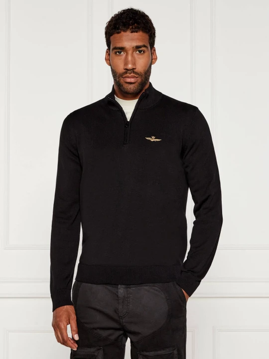Zdjęcie produktu Aeronautica Militare Sweter | Regular Fit czarny