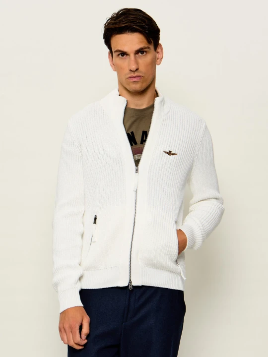 Zdjęcie produktu Aeronautica Militare Sweter | Regular Fit biały