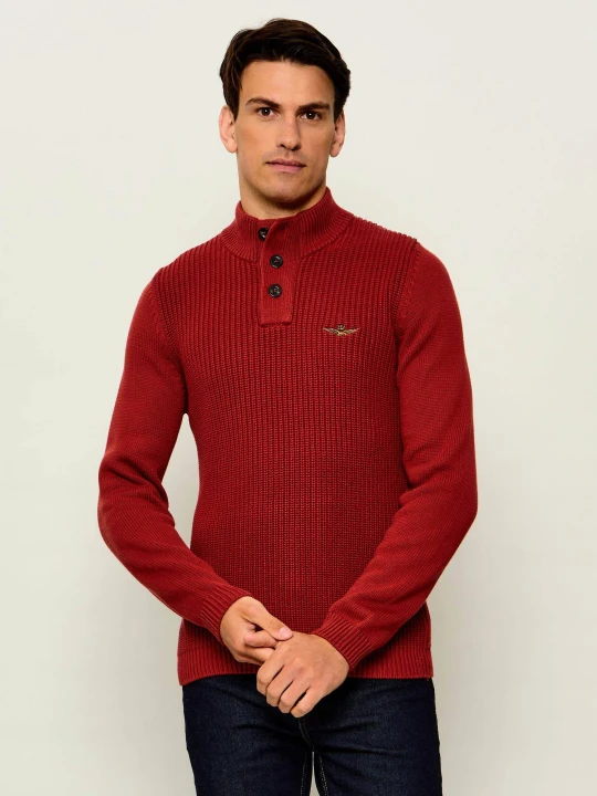 Zdjęcie produktu Aeronautica Militare Sweter | Regular Fit czerwony