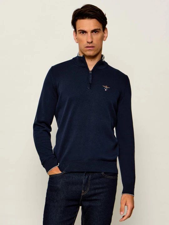 Zdjęcie produktu Aeronautica Militare Sweter | Regular Fit granatowy