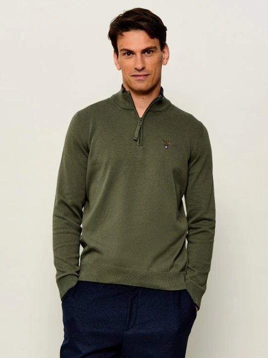 Zdjęcie produktu Aeronautica Militare Sweter | Regular Fit zielony