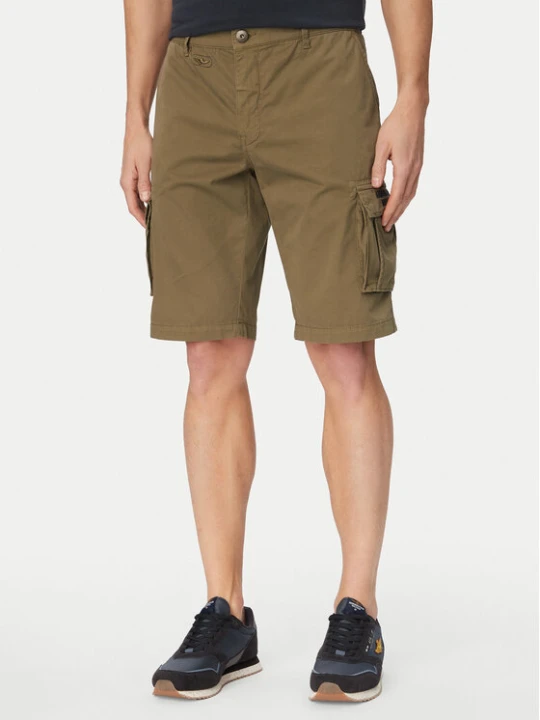 Zdjęcie produktu Aeronautica Militare Szorty materiałowe 261BE0066UCT01122 Zielony Regular Fit