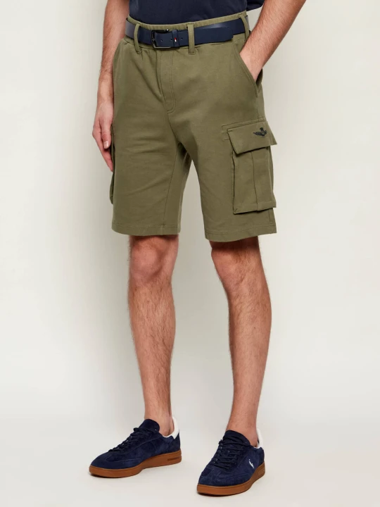 Zdjęcie produktu Aeronautica Militare Szorty | Regular Fit oliwkowy
