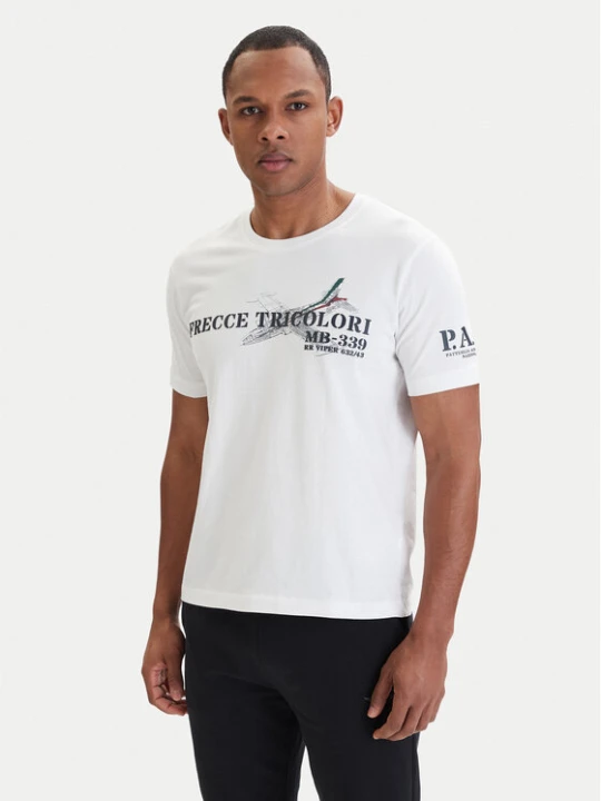 Zdjęcie produktu Aeronautica Militare T-Shirt 261TS2541UJ00727 Biały Regular Fit