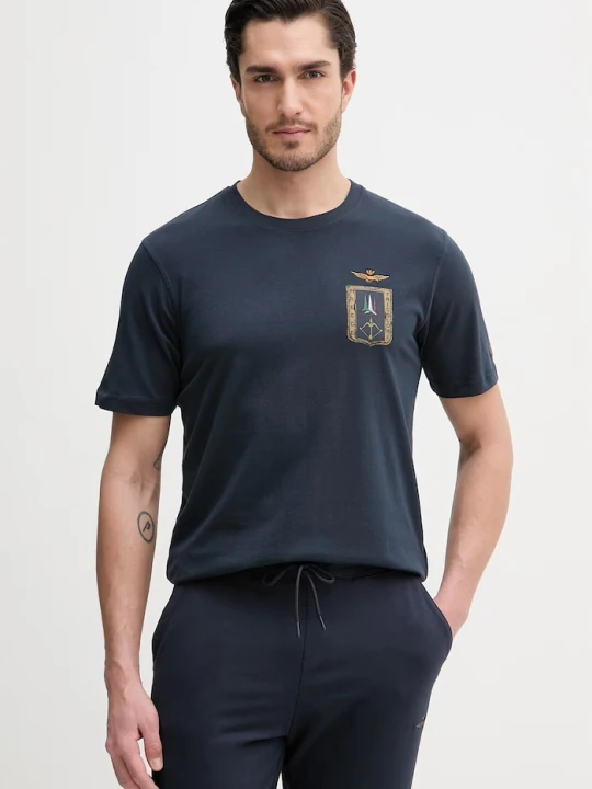 Zdjęcie produktu Aeronautica Militare t-shirt bawełniany granatowy
