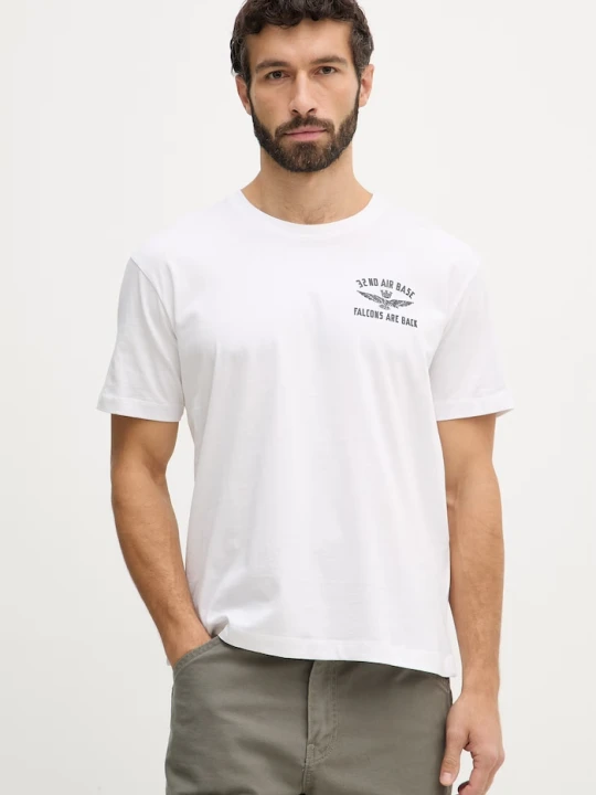Zdjęcie produktu Aeronautica Militare t-shirt bawełniany biały