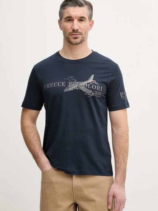 Zdjęcie produktu Aeronautica Militare t-shirt bawełniany granatowy