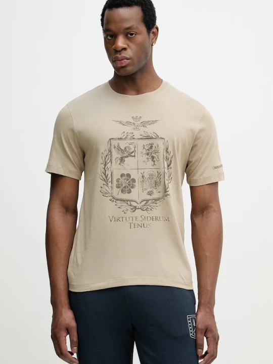 Zdjęcie produktu Aeronautica Militare t-shirt bawełniany zielony