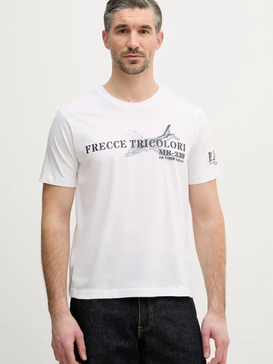 Zdjęcie produktu Aeronautica Militare t-shirt bawełniany biały