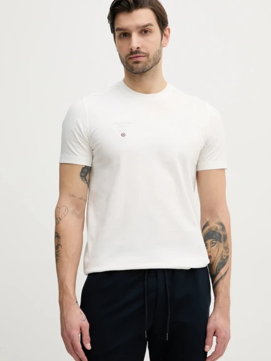 Zdjęcie produktu Aeronautica Militare t-shirt bawełniany beżowy
