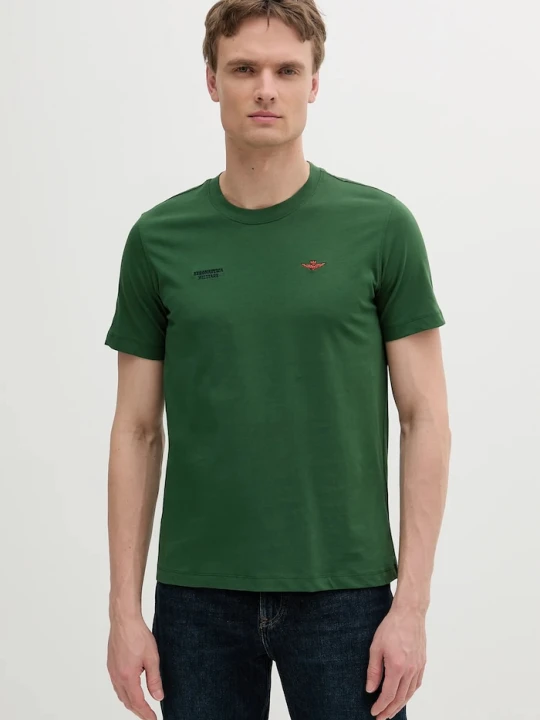 Zdjęcie produktu Aeronautica Militare t-shirt bawełniany zielony