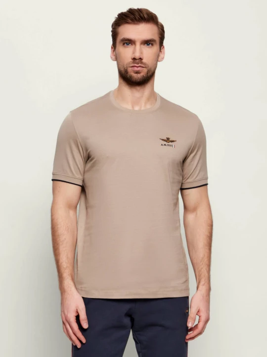 Zdjęcie produktu Aeronautica Militare T-shirt | Regular Fit beżowy