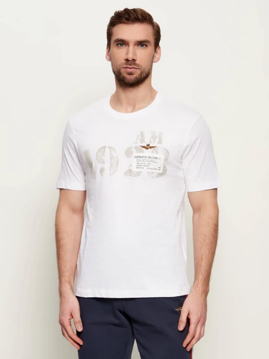 Zdjęcie produktu Aeronautica Militare T-shirt | Regular Fit biały