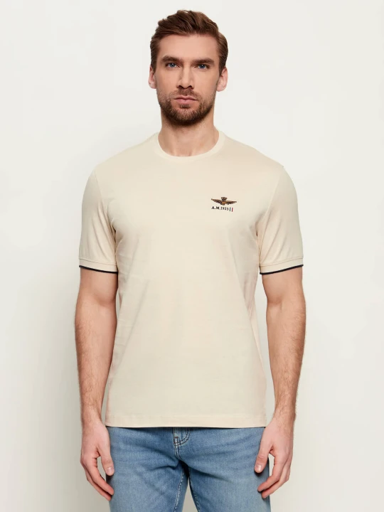 Zdjęcie produktu Aeronautica Militare T-shirt | Regular Fit beżowy