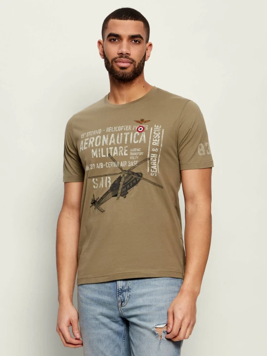 Zdjęcie produktu Aeronautica Militare T-shirt | Regular Fit oliwkowy