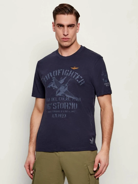Zdjęcie produktu Aeronautica Militare T-shirt | Regular Fit granatowy