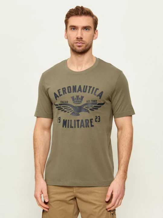 Zdjęcie produktu Aeronautica Militare T-shirt | Regular Fit oliwkowy