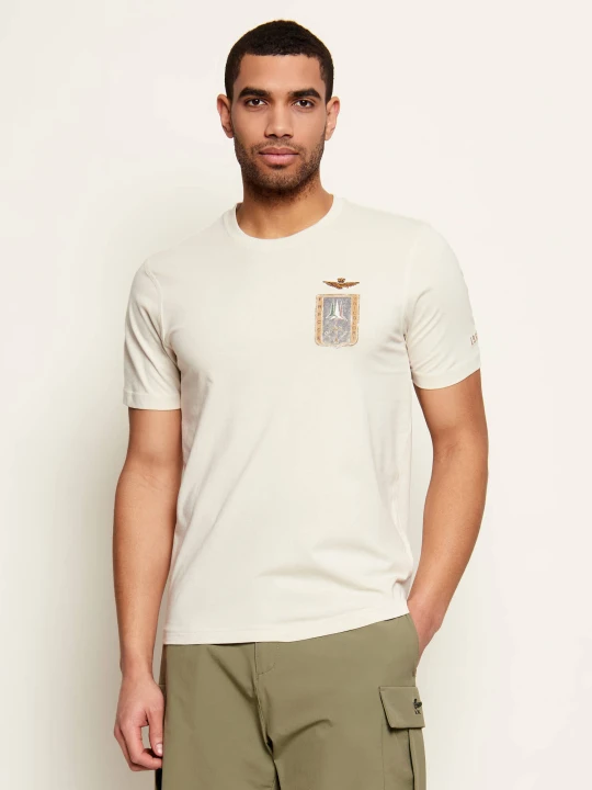 Zdjęcie produktu Aeronautica Militare T-shirt | Regular Fit beżowy