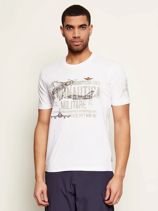 Zdjęcie produktu Aeronautica Militare T-shirt | Regular Fit biały