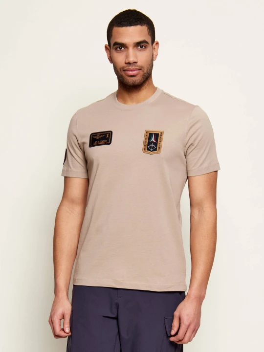 Zdjęcie produktu Aeronautica Militare T-shirt | Regular Fit beżowy
