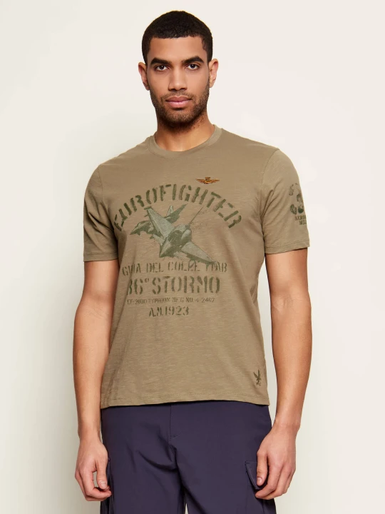 Zdjęcie produktu Aeronautica Militare T-shirt | Regular Fit oliwkowy